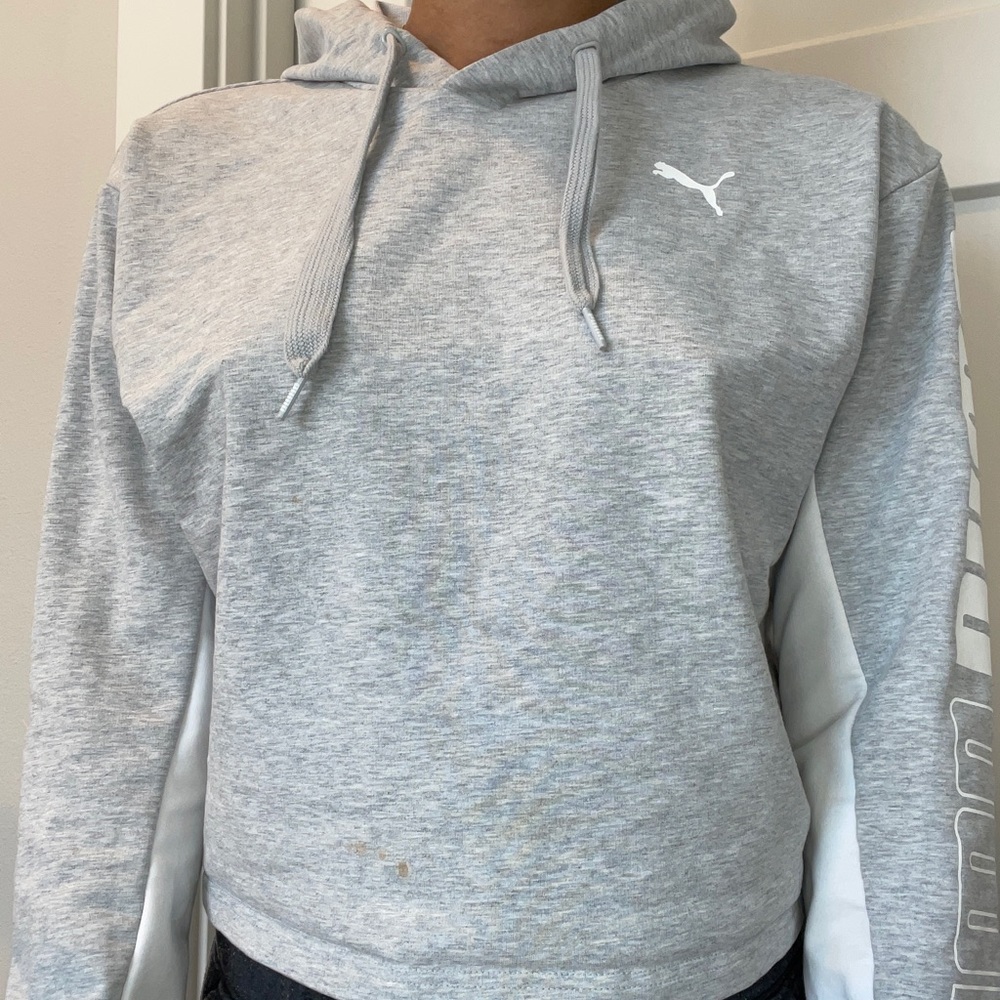 Puma Crop Top Hoodie $20